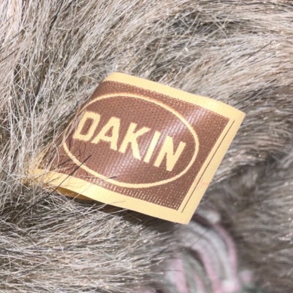 Elegant Plush Teddy Bear By Dakin With Glasses & Knit Scarf Gray Fur 12 Inch Col - Picture 8 of 12